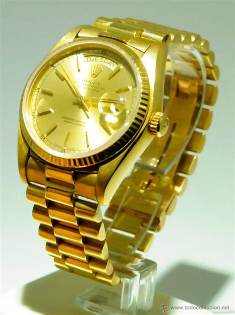 reloj rolex president 18k precio|rolex pulsera presidencial.